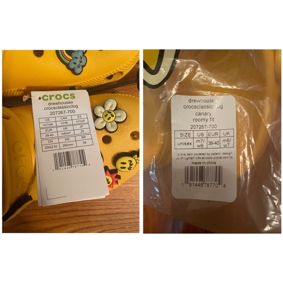 CROCS X JUSTIN BIEBER Mulitple different sizes. - Picture 3 of 10